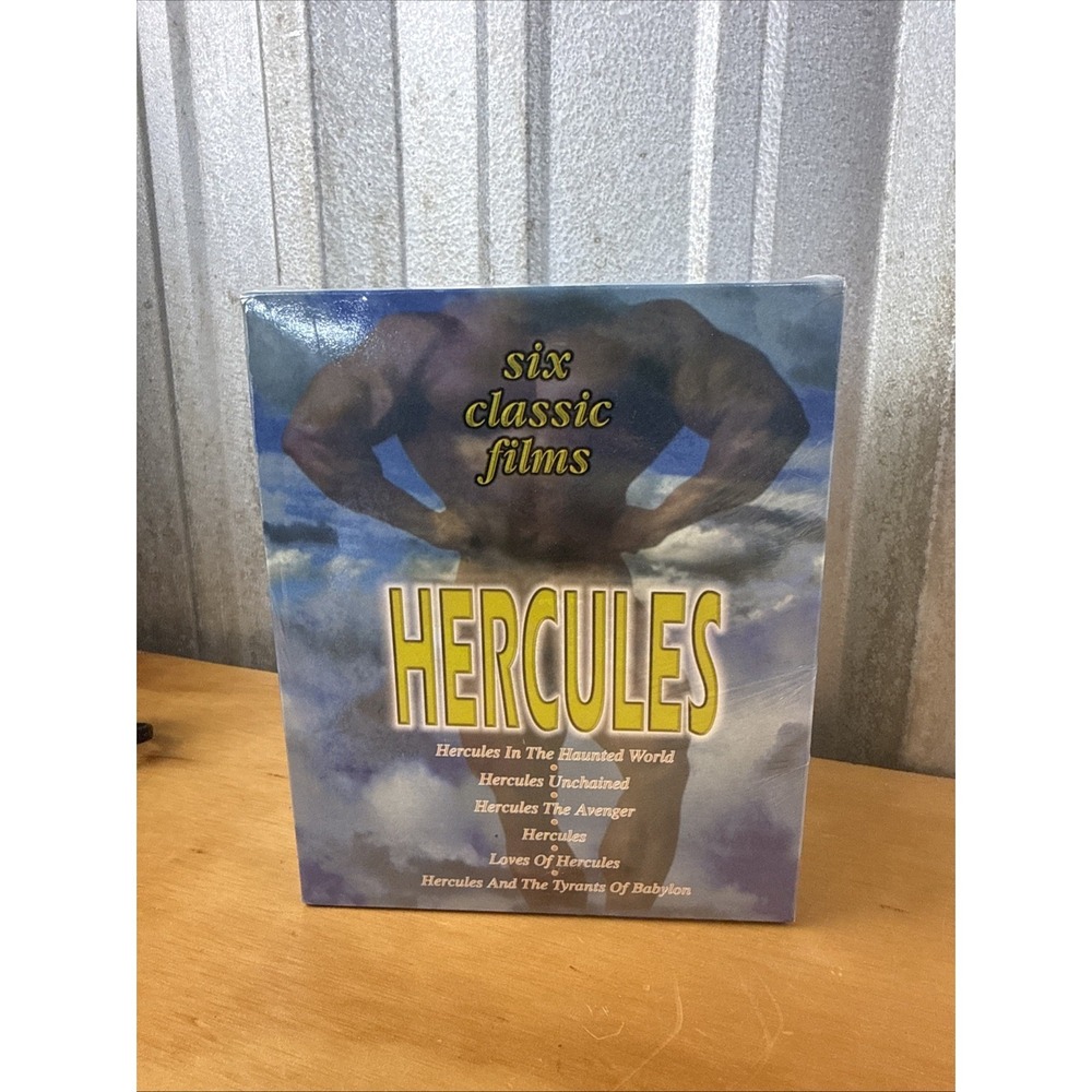 Hercules 6 VHS Video Box Set - Vintage - Sealed/Shrink 1997